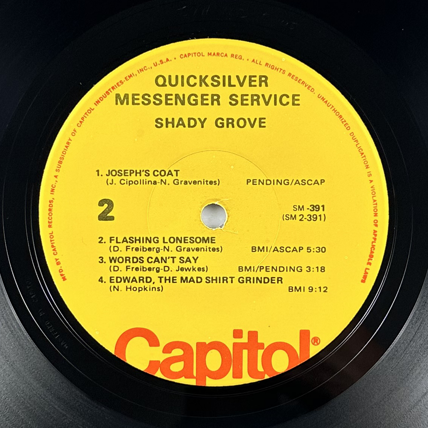 Pre-Owned :: Quicksilver Messenger Service "Shady Grove" LP