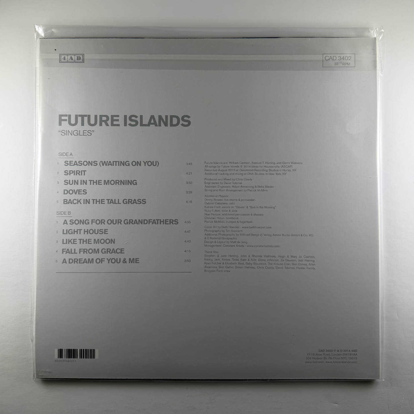 Future Islands "Singles" LP
