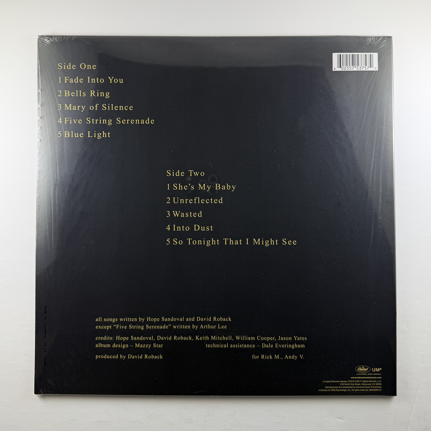 Mazzy Star "So Tonight That I Might See" LP