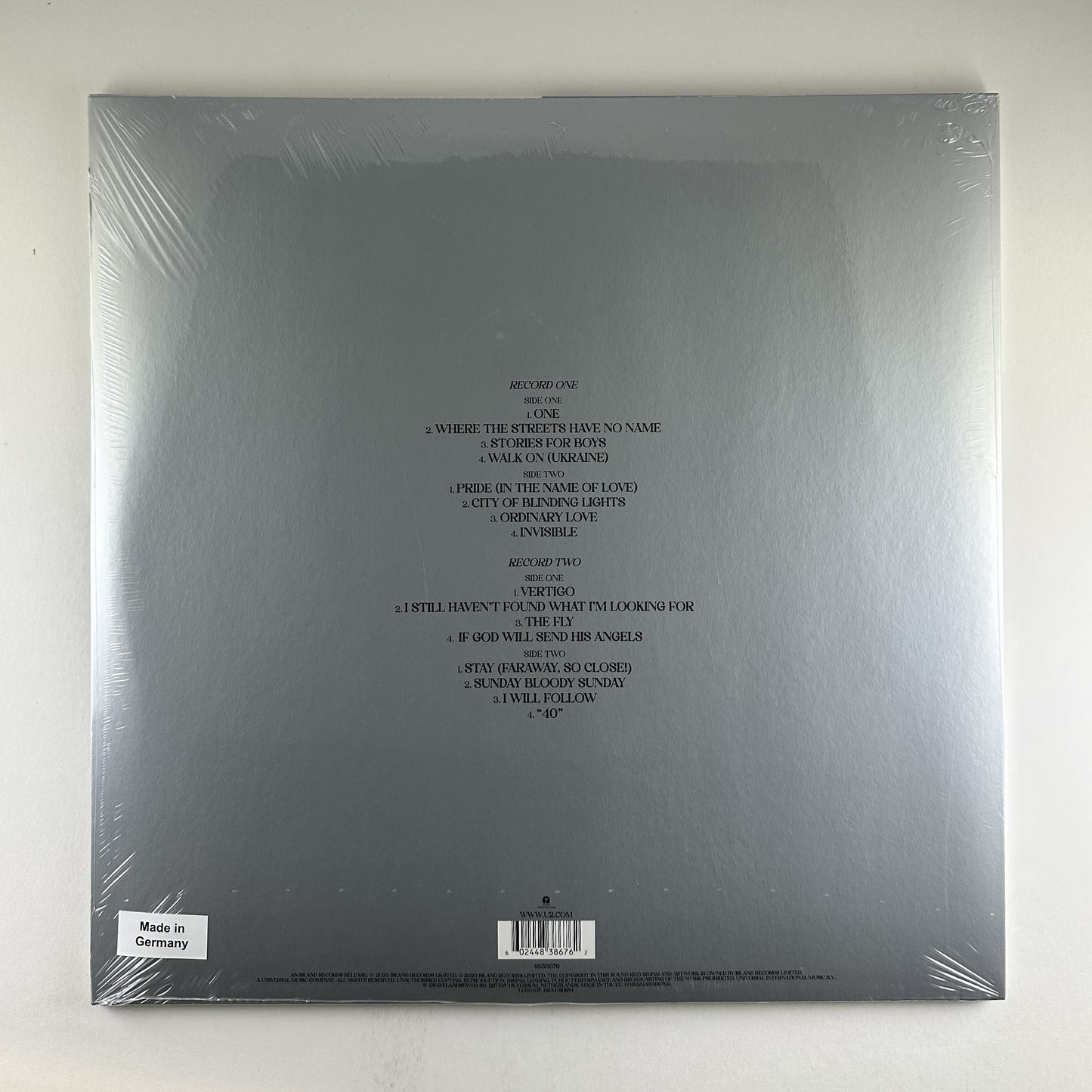 U2 "Songs Of Surrender" 2xLP