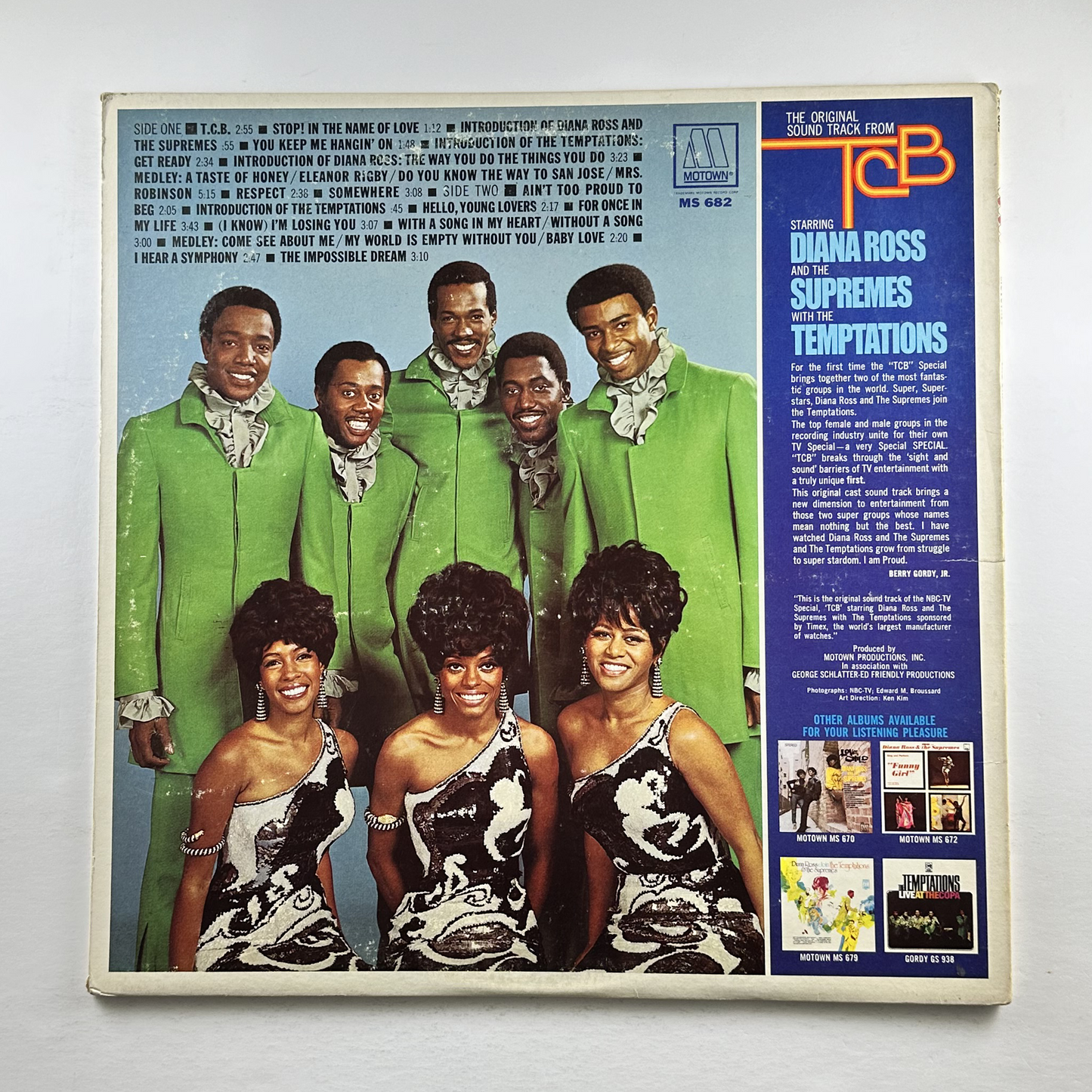 Pre-Owned :: Supremes, The "The Original Soundtrack From TCB" LP