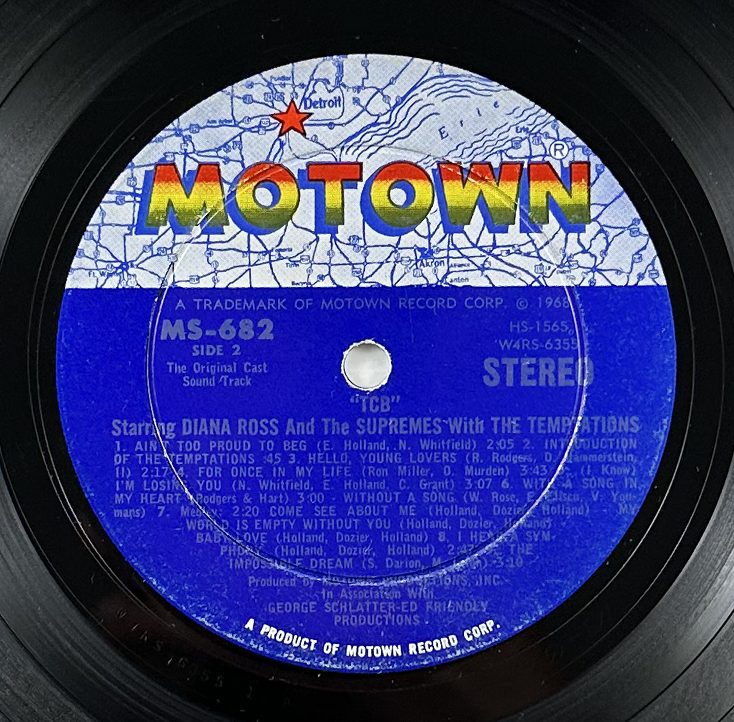 Pre-Owned :: Supremes, The "The Original Soundtrack From TCB" LP