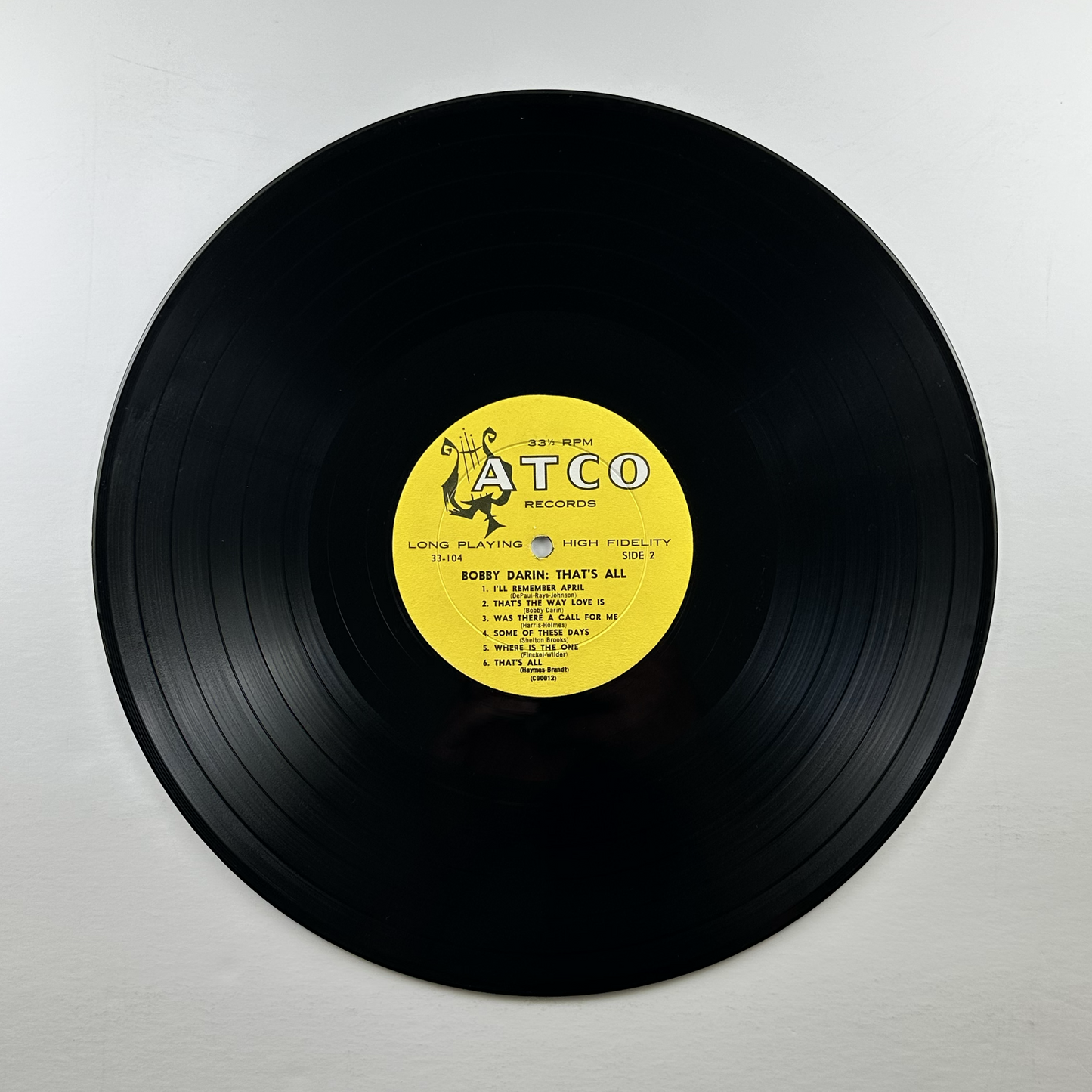 Pre-Owned :: Bobby Darin "That's All" LP