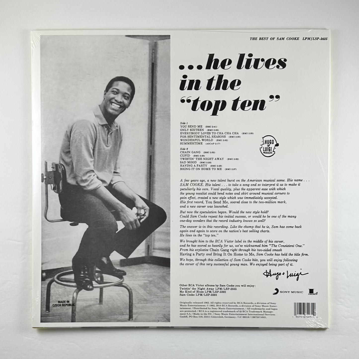 Sam Cooke "The Best Of" LP