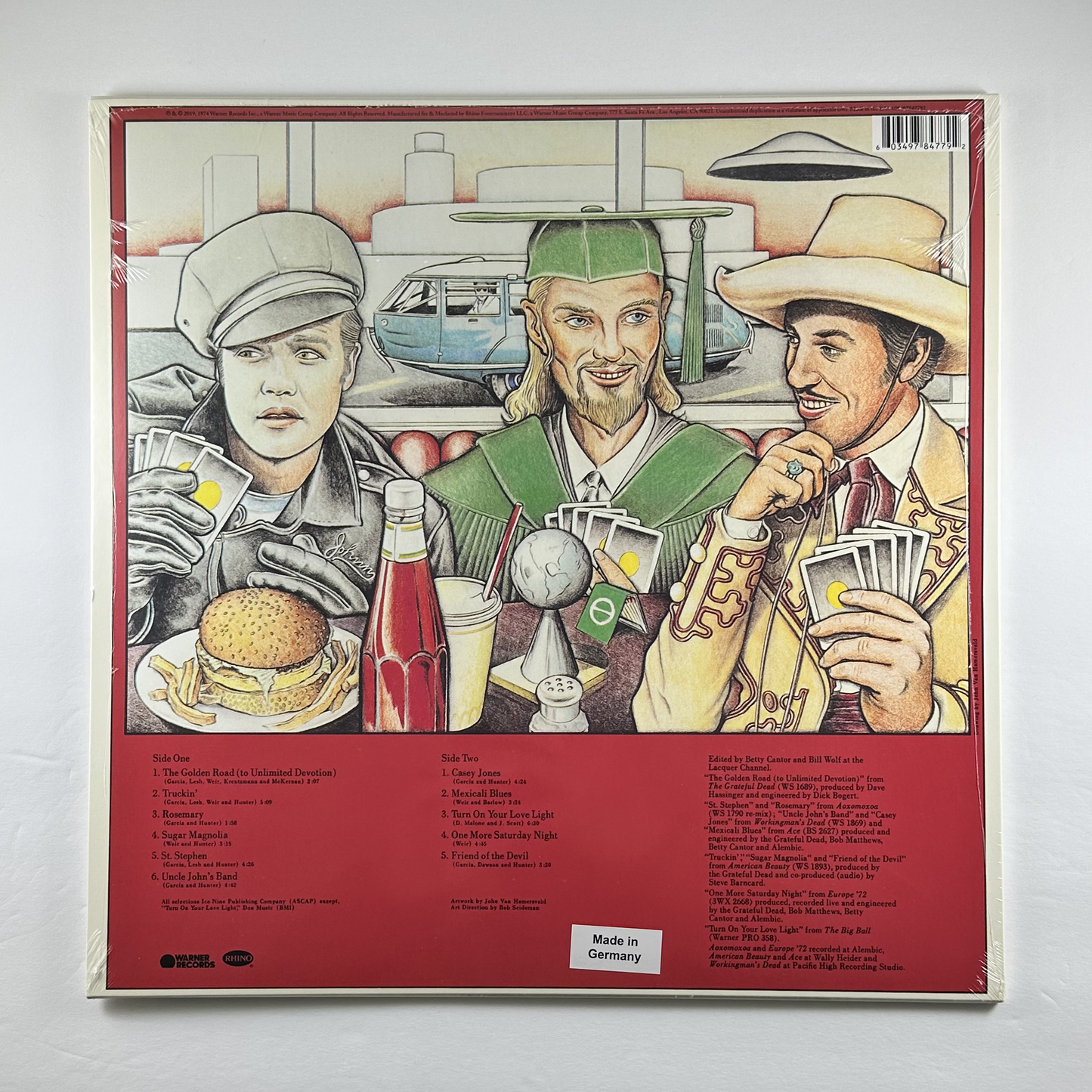 Grateful Dead, The "The Best Of Skeletons From The Closet" LP