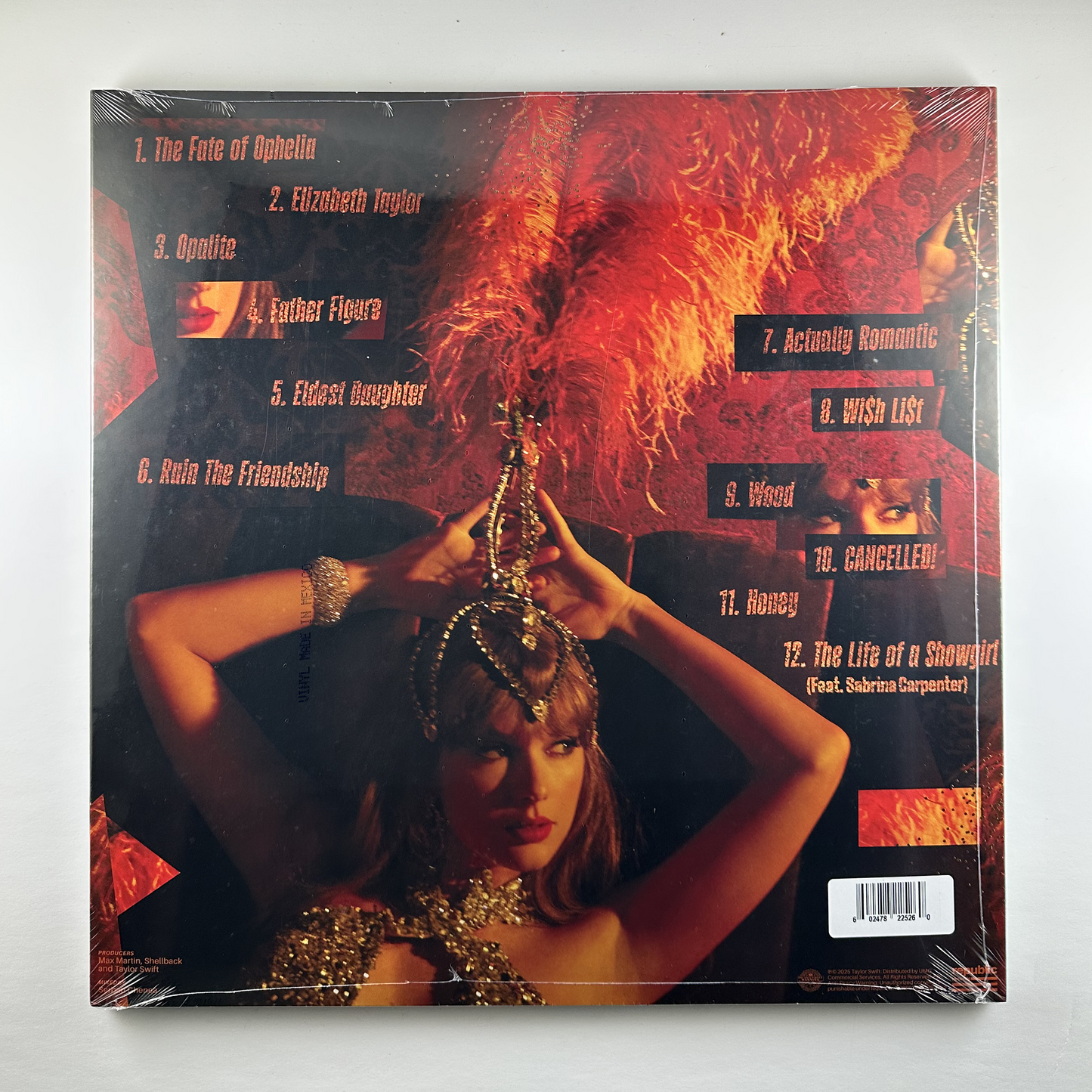 Taylor Swift "The Life of a Showgirl" LP