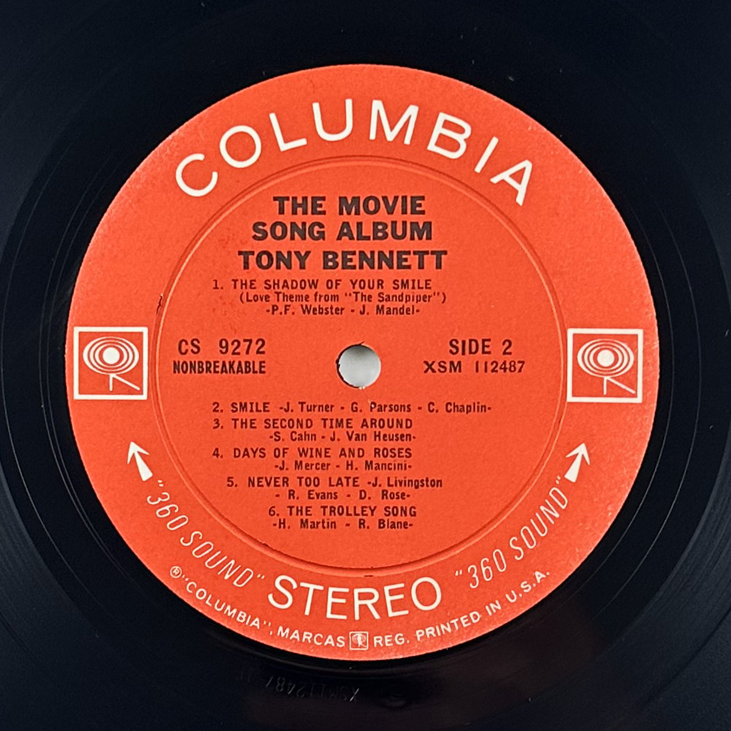 Pre-Owned :: Tony Bennett "The Movie Song Album" LP