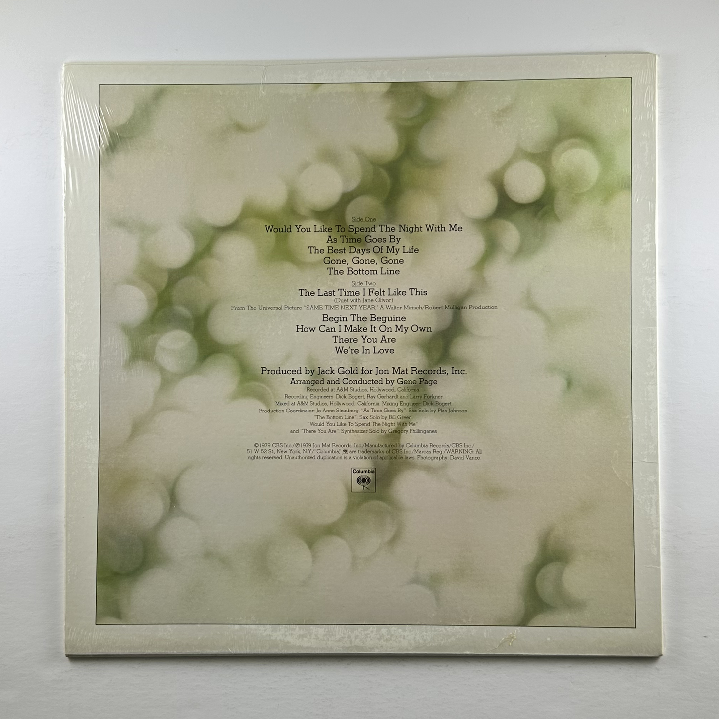 Pre-Owned :: Johnny Mathis "The Best Days Of My Life" LP