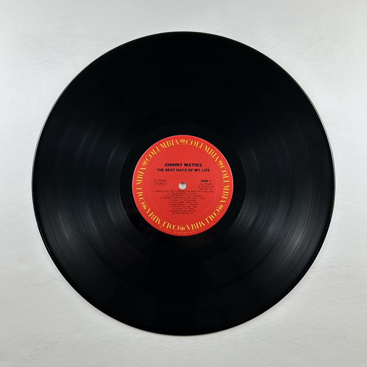 Pre-Owned :: Johnny Mathis "The Best Days Of My Life" LP