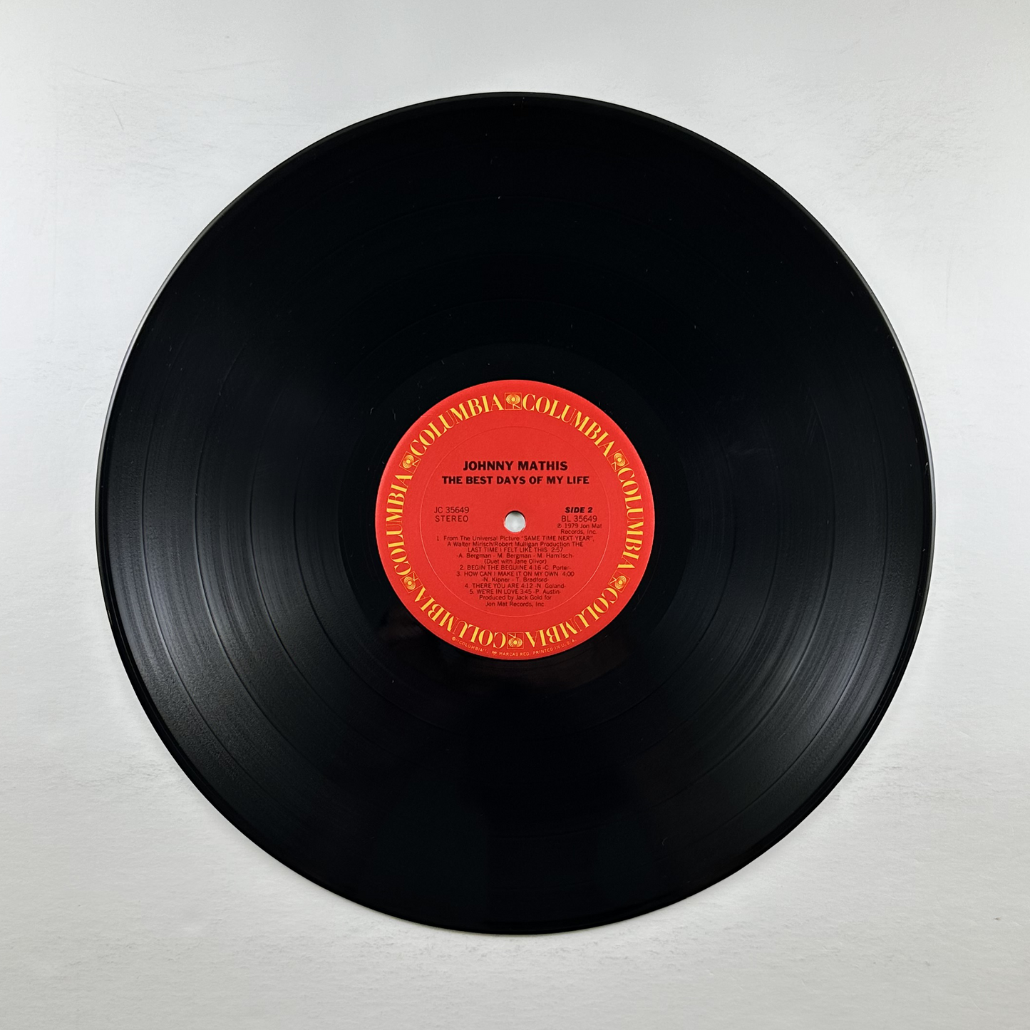 Pre-Owned :: Johnny Mathis "The Best Days Of My Life" LP