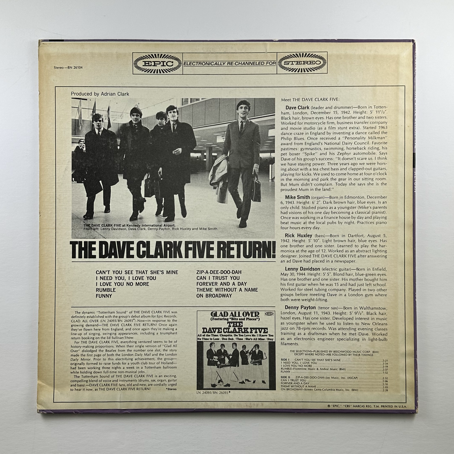 Pre-Owned :: Dave Clark Five, The "The Dave Clark Five Return!" LP