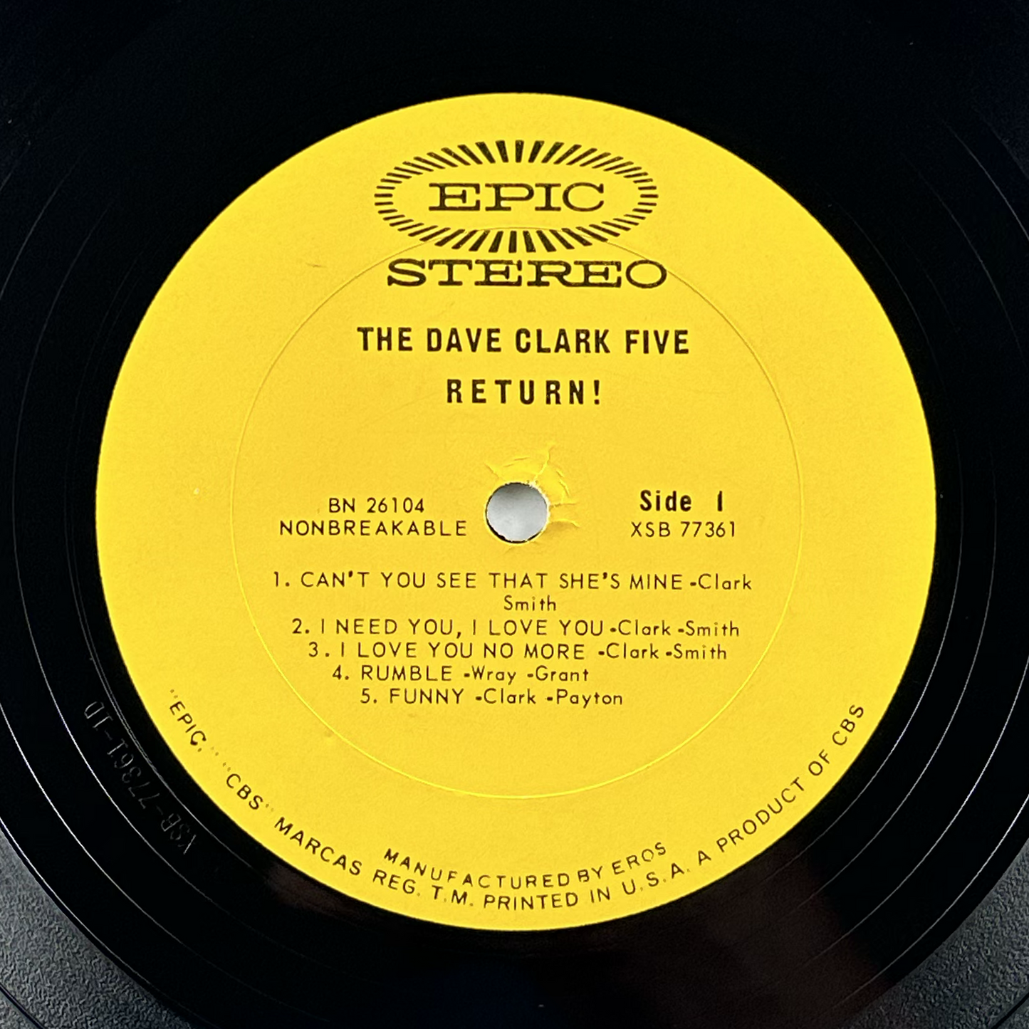 Pre-Owned :: Dave Clark Five, The "The Dave Clark Five Return!" LP