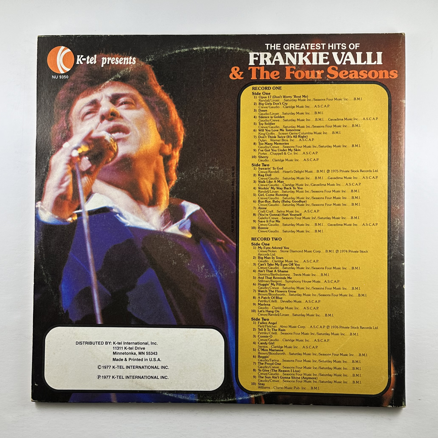 Pre-Owned :: Four Seasons, The "The Greatest Hits Of Frankie Valli & The Four Seasons" 2xLP