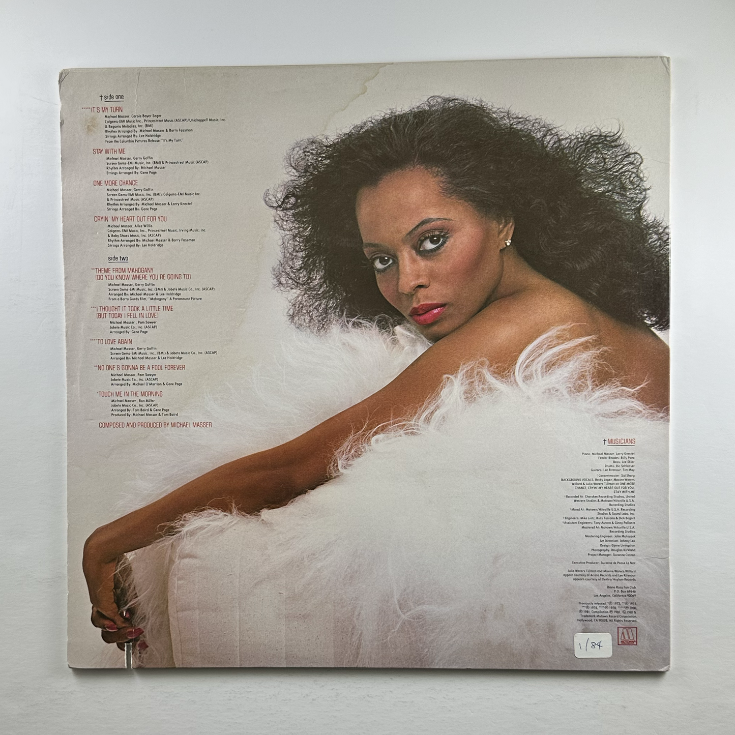 Pre-Owned :: Diana Ross "To Love Again" LP