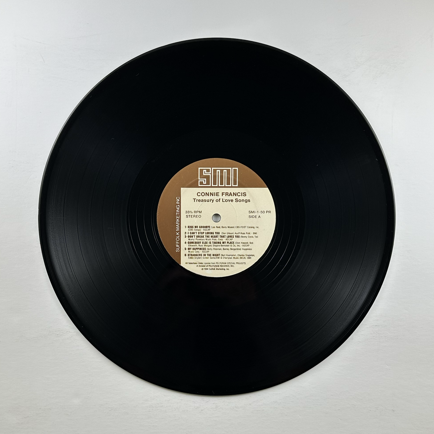 Pre-Owned :: Connie Francis "Treasury Of Love Songs" LP