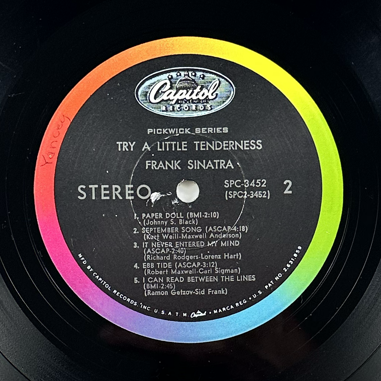 Pre-Owned :: Frank Sinatra "Try A Little Tenderness" LP
