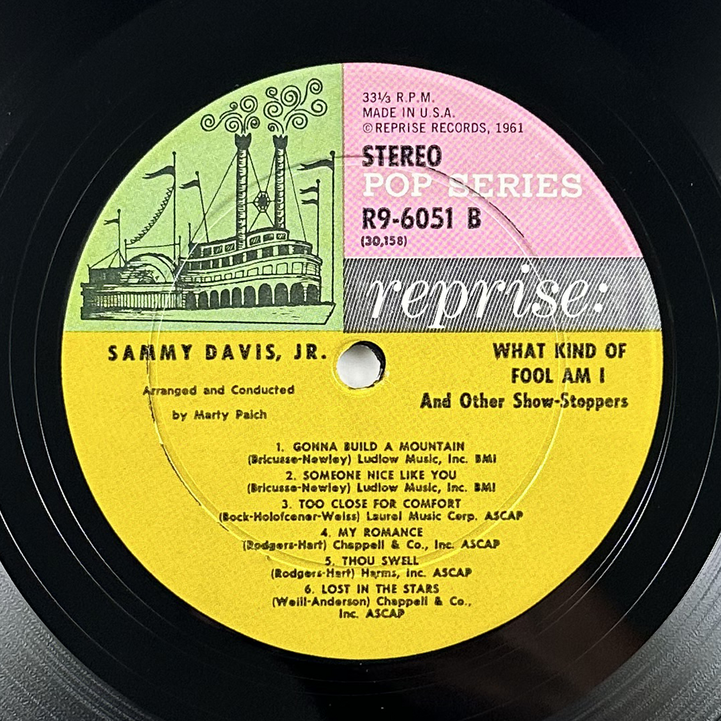 Pre-Owned :: Sammy Davis Jr. "Sammy Davis Jr. Sings What Kind Of Fool Am I And Other Show-Stoppers" LP