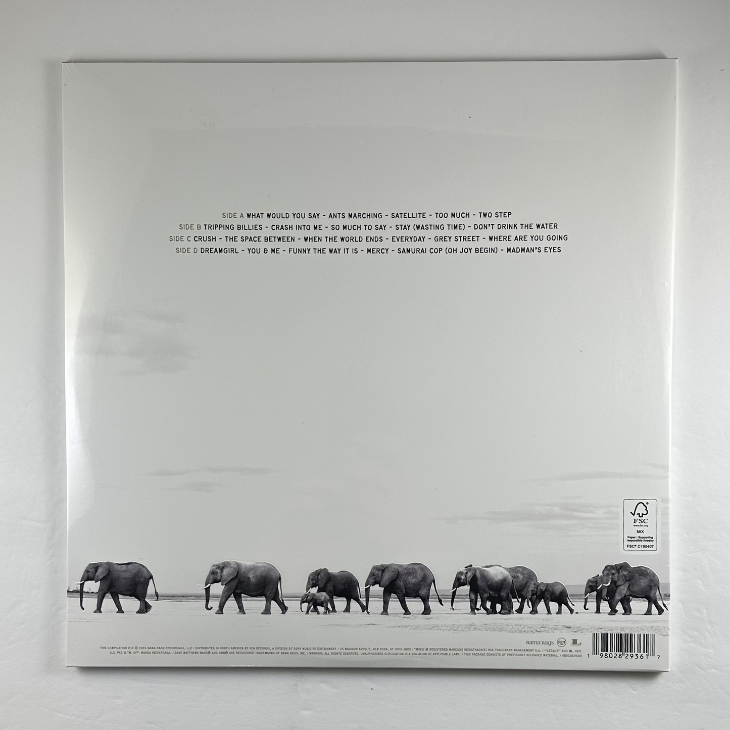 Dave Matthews Band "Where Are You Going: The Singles" 2xLP