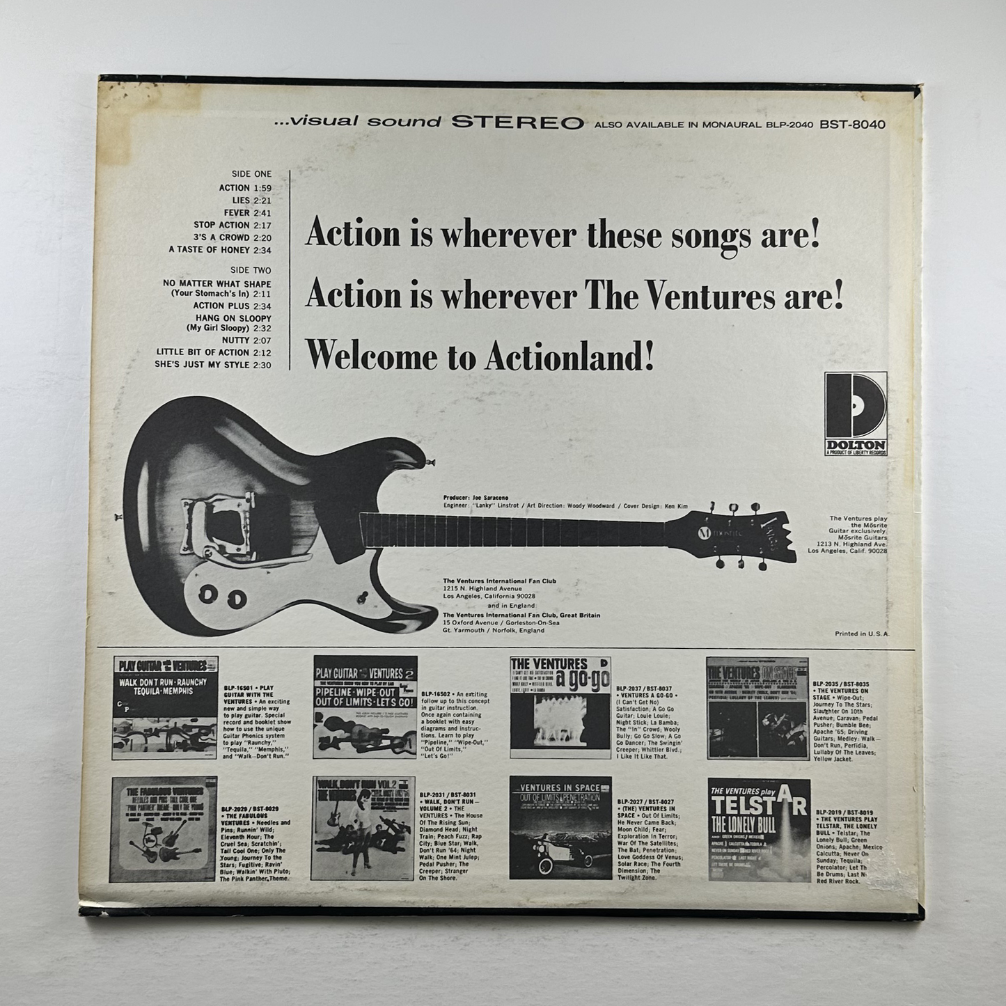 Pre-Owned :: Ventures, The "Where The Action Is" LP