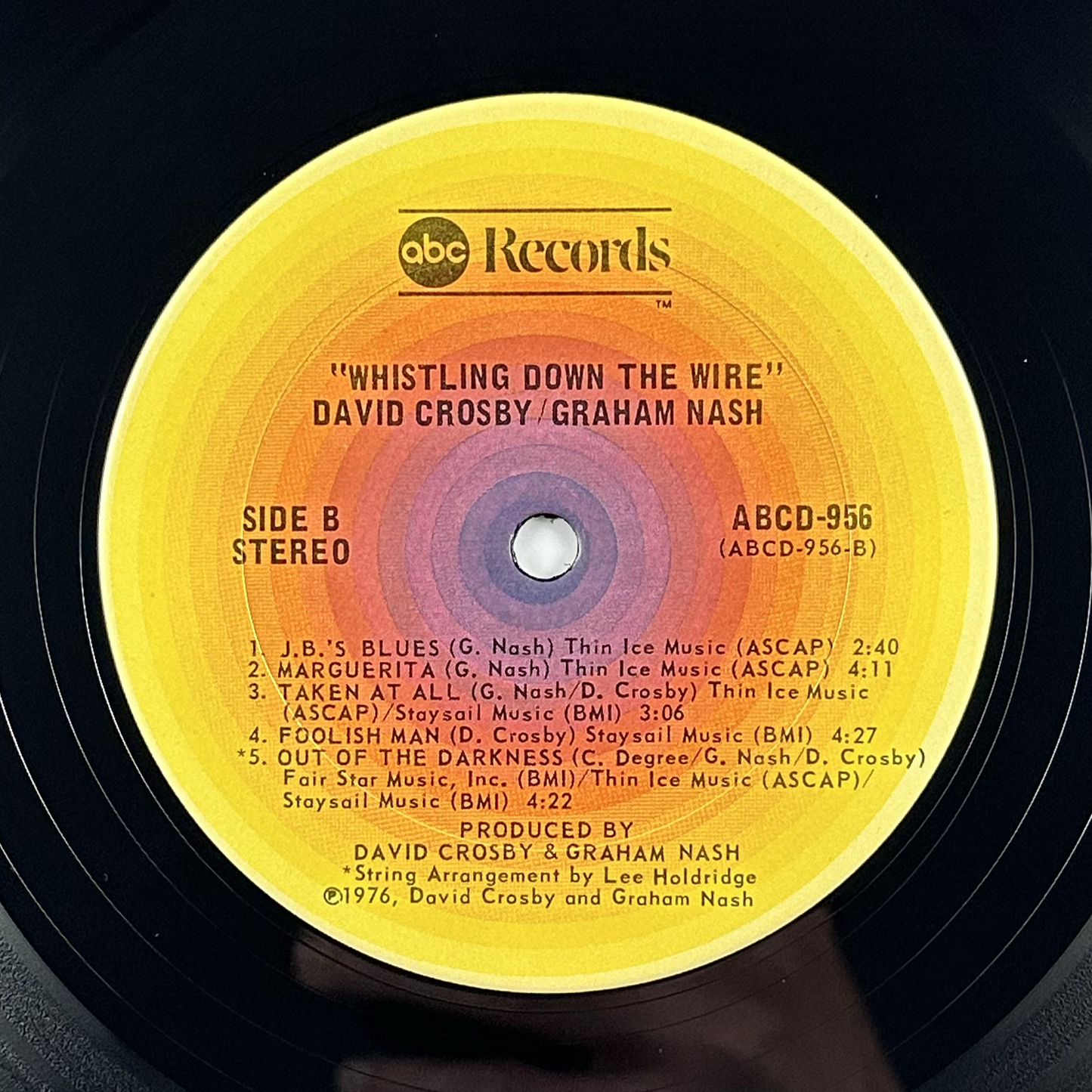 Pre-Owned :: Crosby / Nash "Whistling Down The Wire" LP