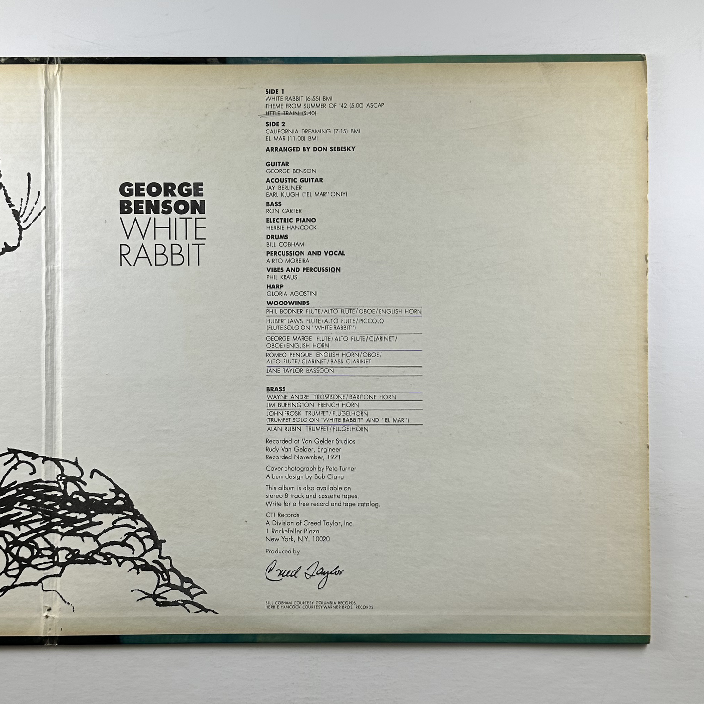 Pre-Owned :: George Benson "White Rabbit" LP