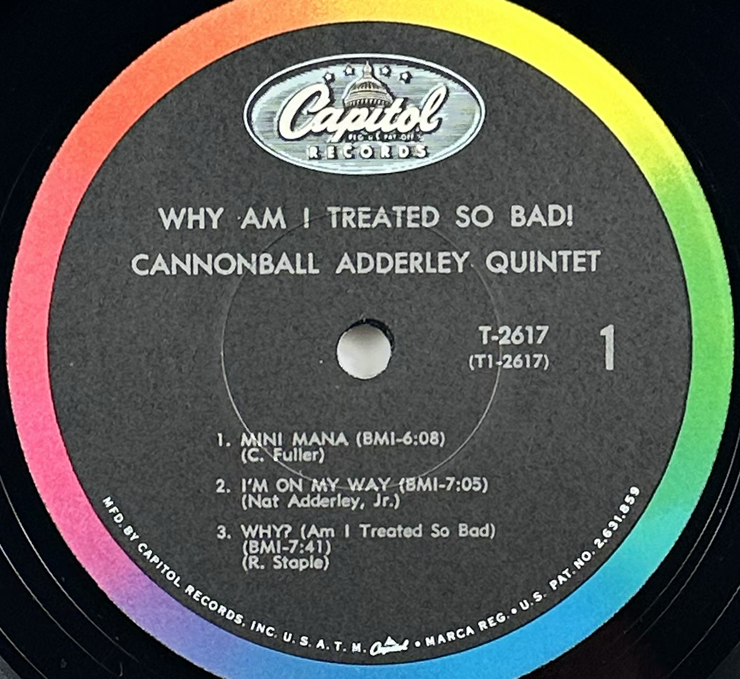 Pre-Owned :: Cannonball Adderley Quintet, The "Why Am I Treated So Bad!" LP