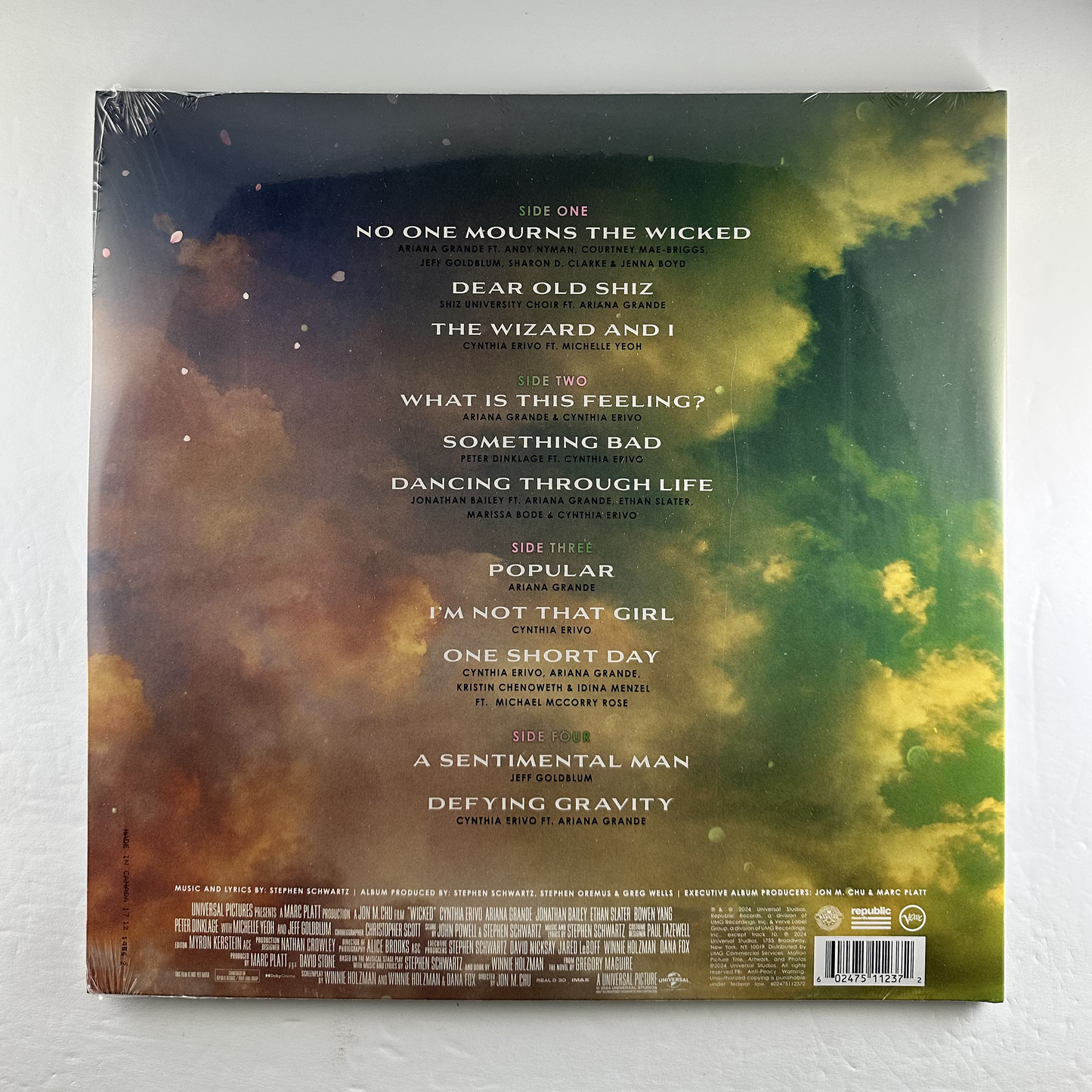 Various "Wicked: The Soundtrack (Original Soundtrack)" 2xLP