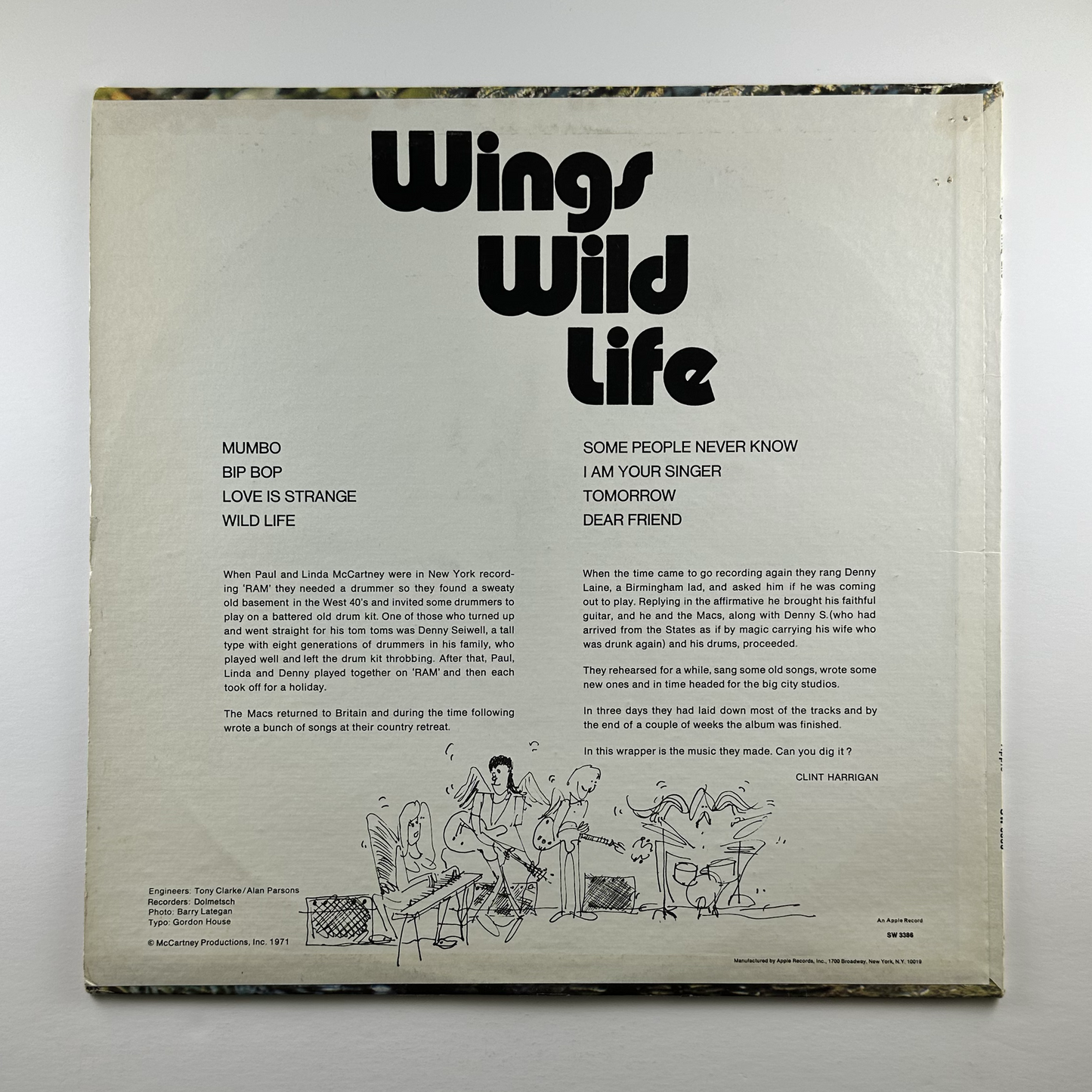 Pre-Owned :: Wings "Wild Life" LP