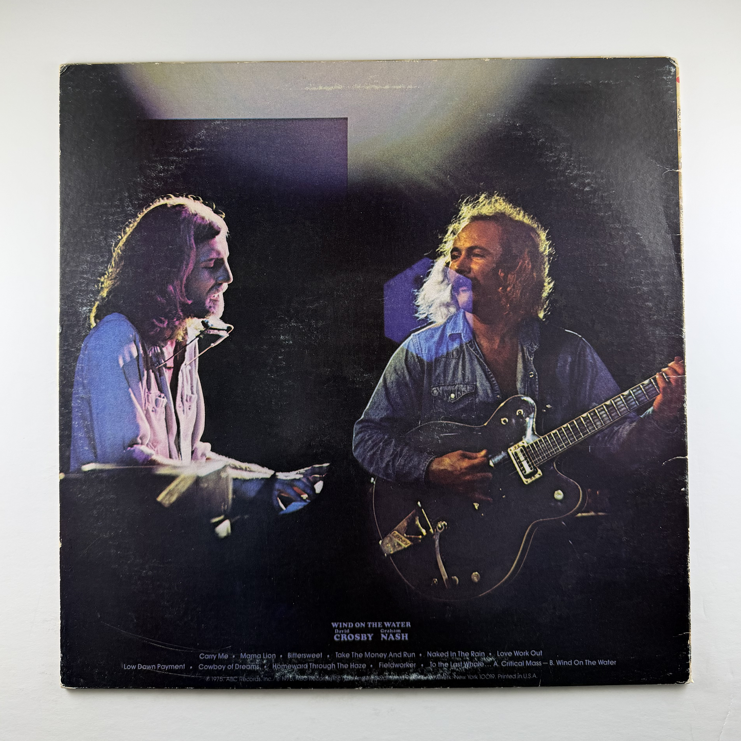 Pre-Owned :: David Crosby & Graham Nash "Wind on the Water" LP