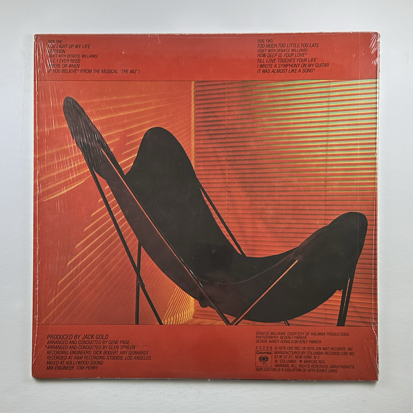 Pre-Owned :: Johnny Mathis "You Light Up My Life" LP