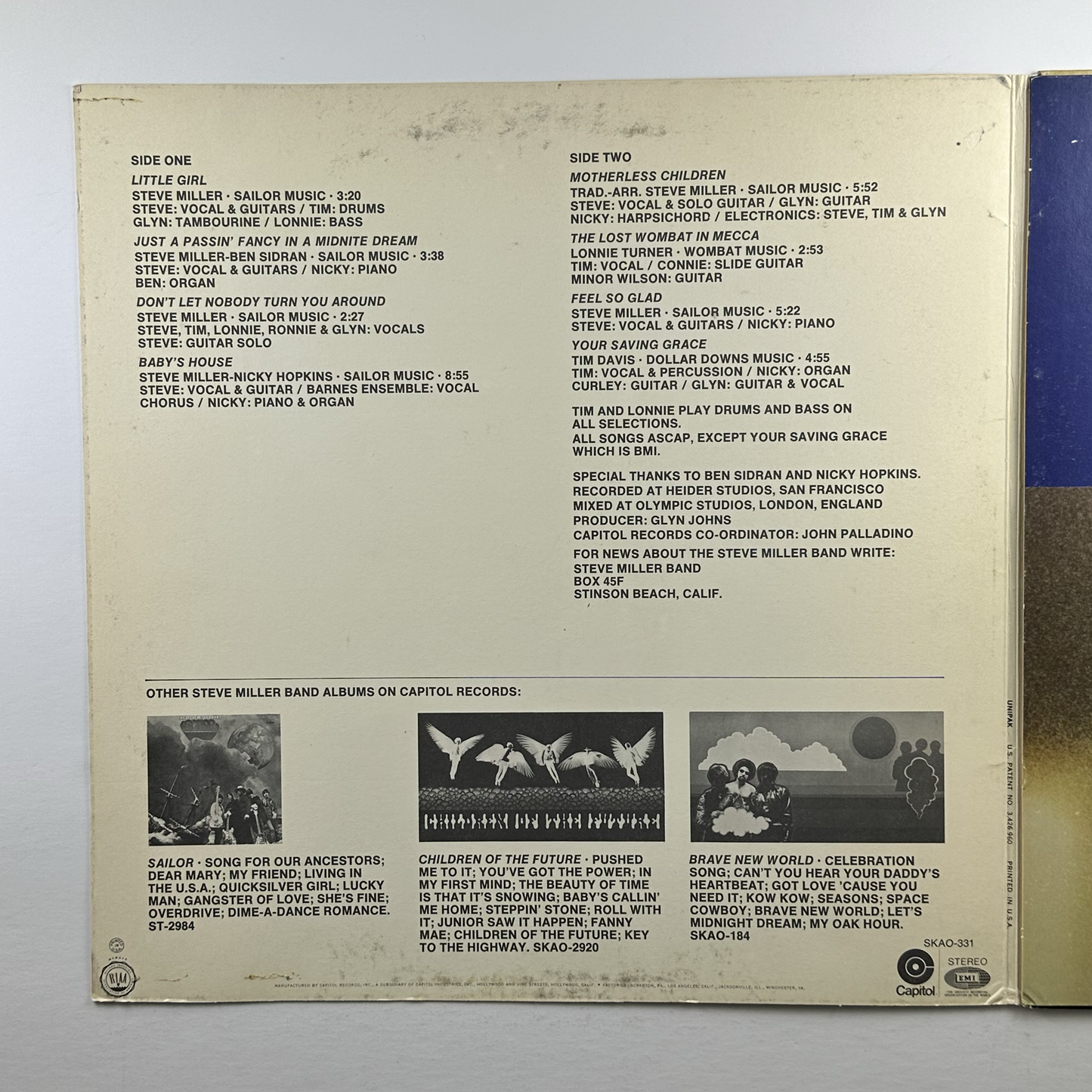 Pre-Owned :: Steve Miller Band, The "Your Saving Grace" LP