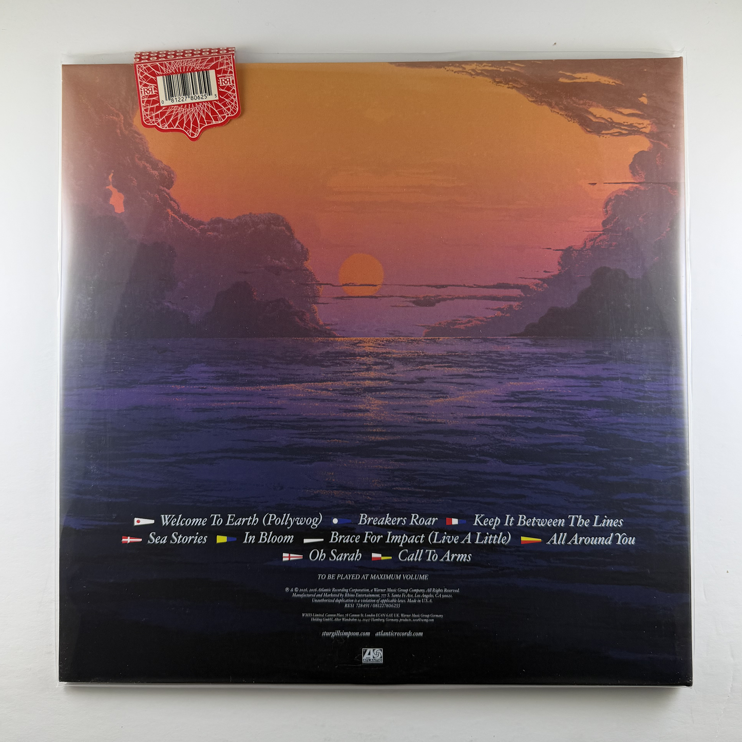 Sturgill Simpson "A Sailor's Guide to Earth" LP