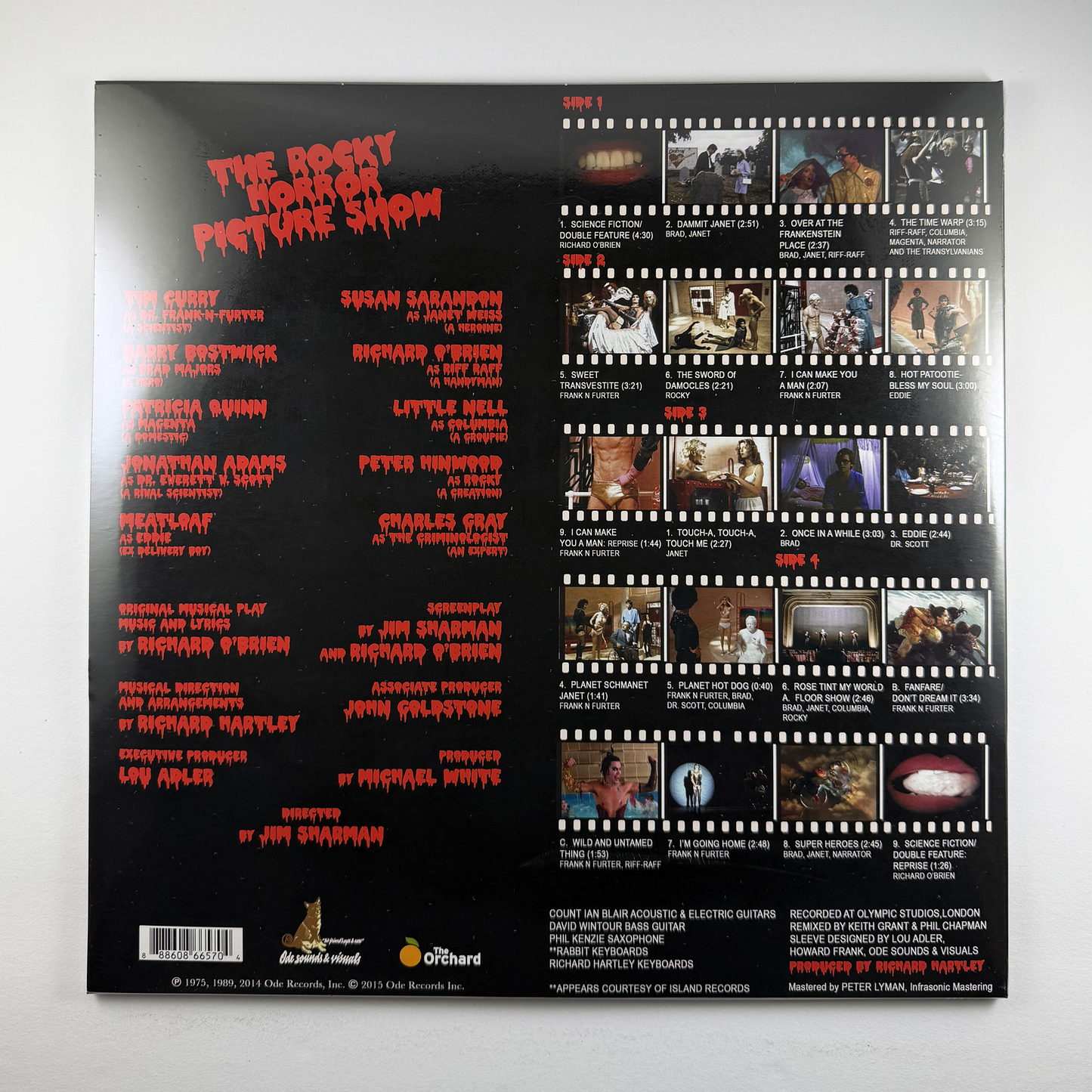 Various "Absolute Treasures: The Rocky Horror Picture Show (The Complete Soundtrack From the Original Movie)" [40th Anniversary] 2xLP