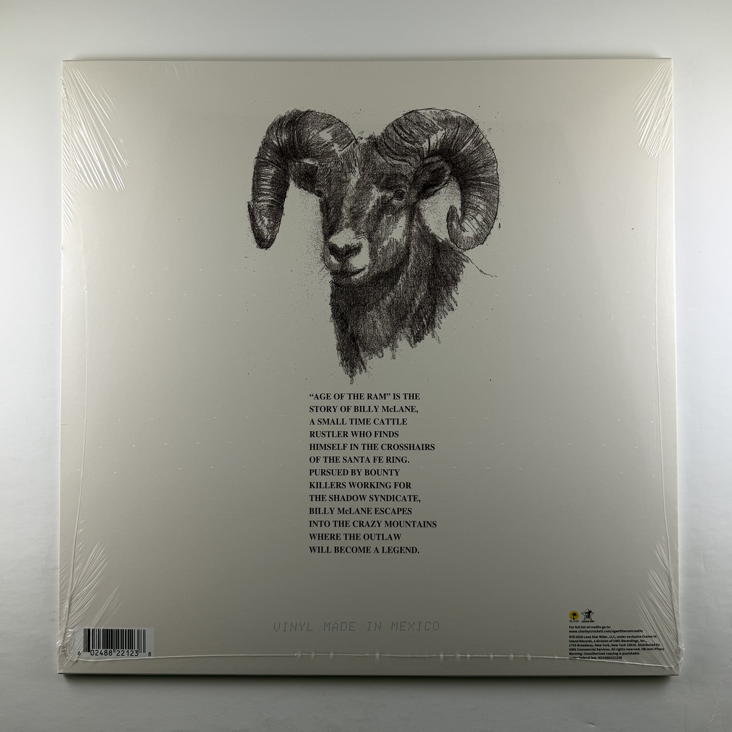 Charley Crockett "Age Of The Ram" LP