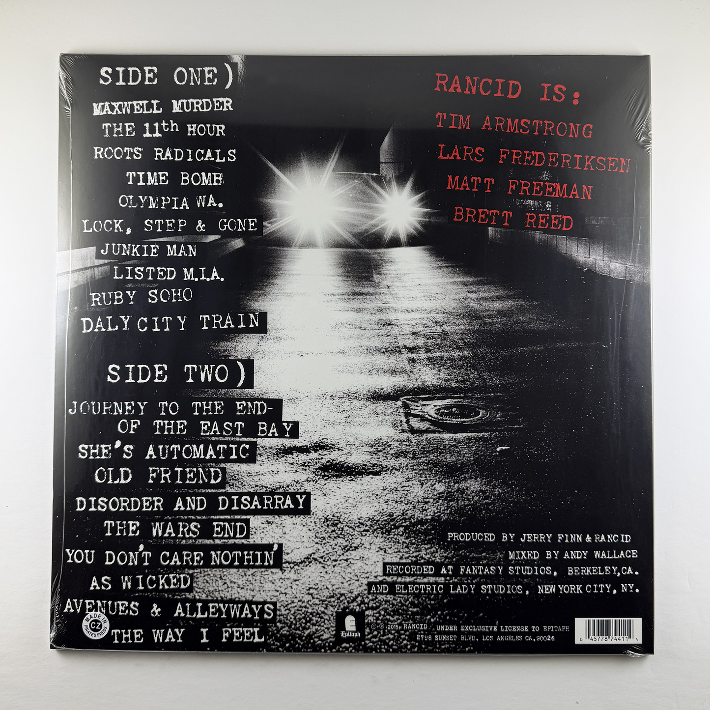 Rancid "And Out Come The Wolves" [20th Anniversary] LP
