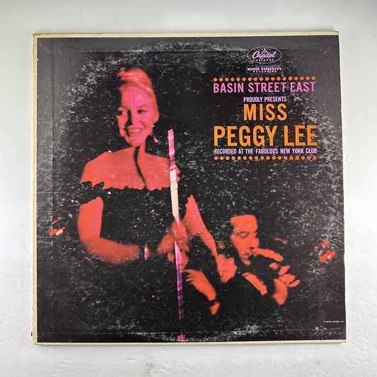 Pre-Owned :: Peggy Lee "Basin Street East Proudly Presents Miss Peggy Lee Recorded At The Fabulous New York Club" [Promo] LP