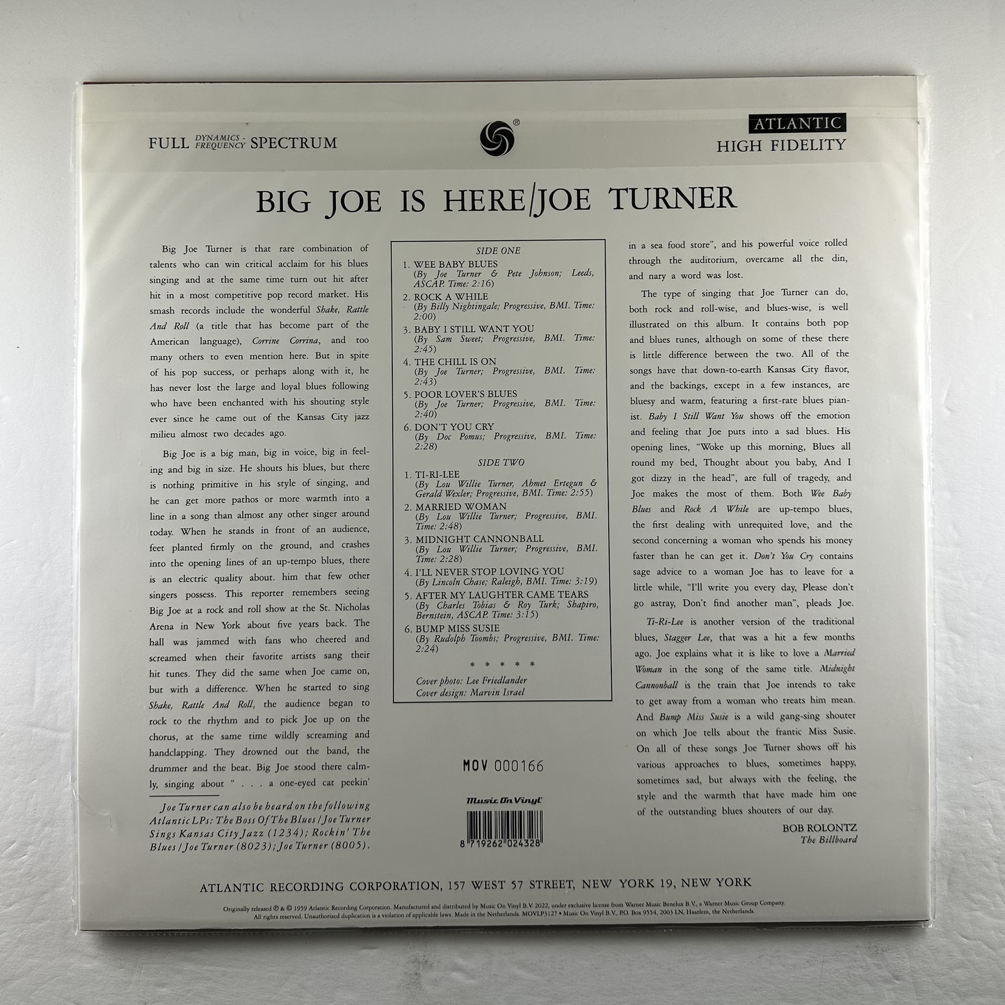 Joe Turner "Big Joe Is Here" [Import] LP