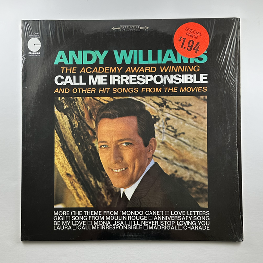 Pre-Owned :: Andy Williams "The Academy Award Winning Call Me Irresponsible" LP