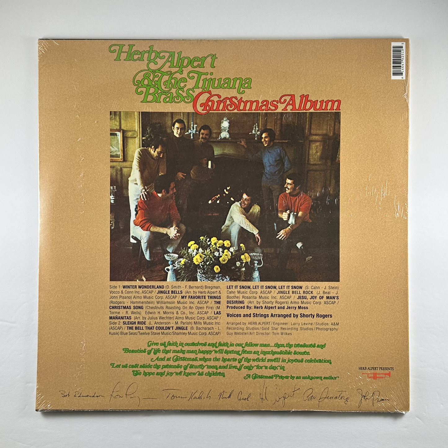 Herb Alpert & The Tijuana Brass "Christmas Album" LP