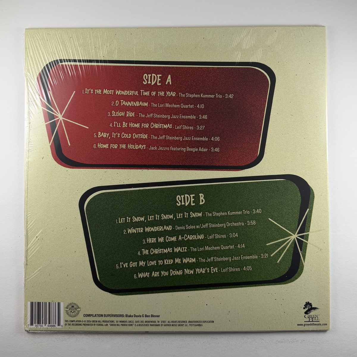 Various "Christmas Cocktail Jazz" LP
