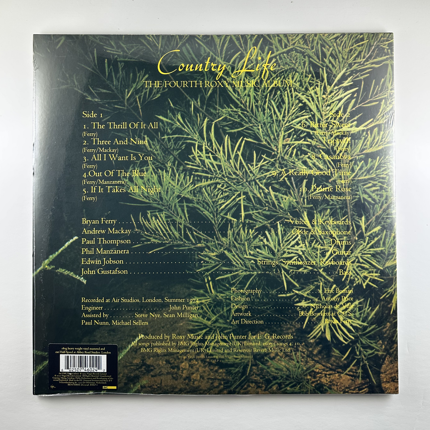 Roxy Music "Country Life" LP