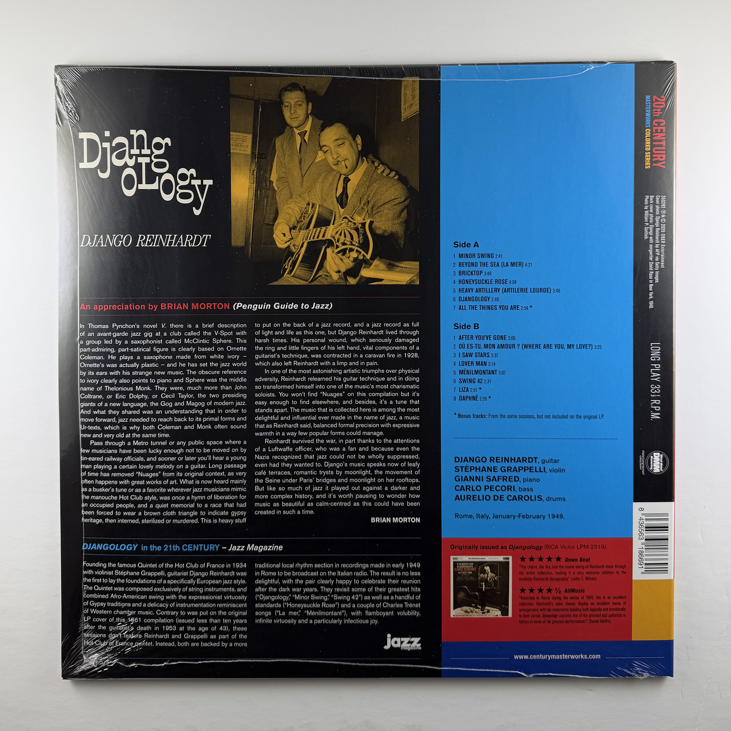 Django Reinhardt "Djangology" [Import] LP