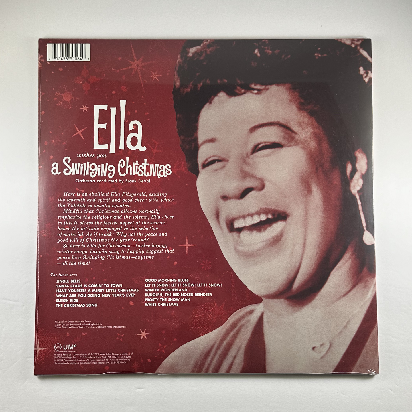 Ella Fitzgerald "Ella Wishes You A Swinging Christmas" LP