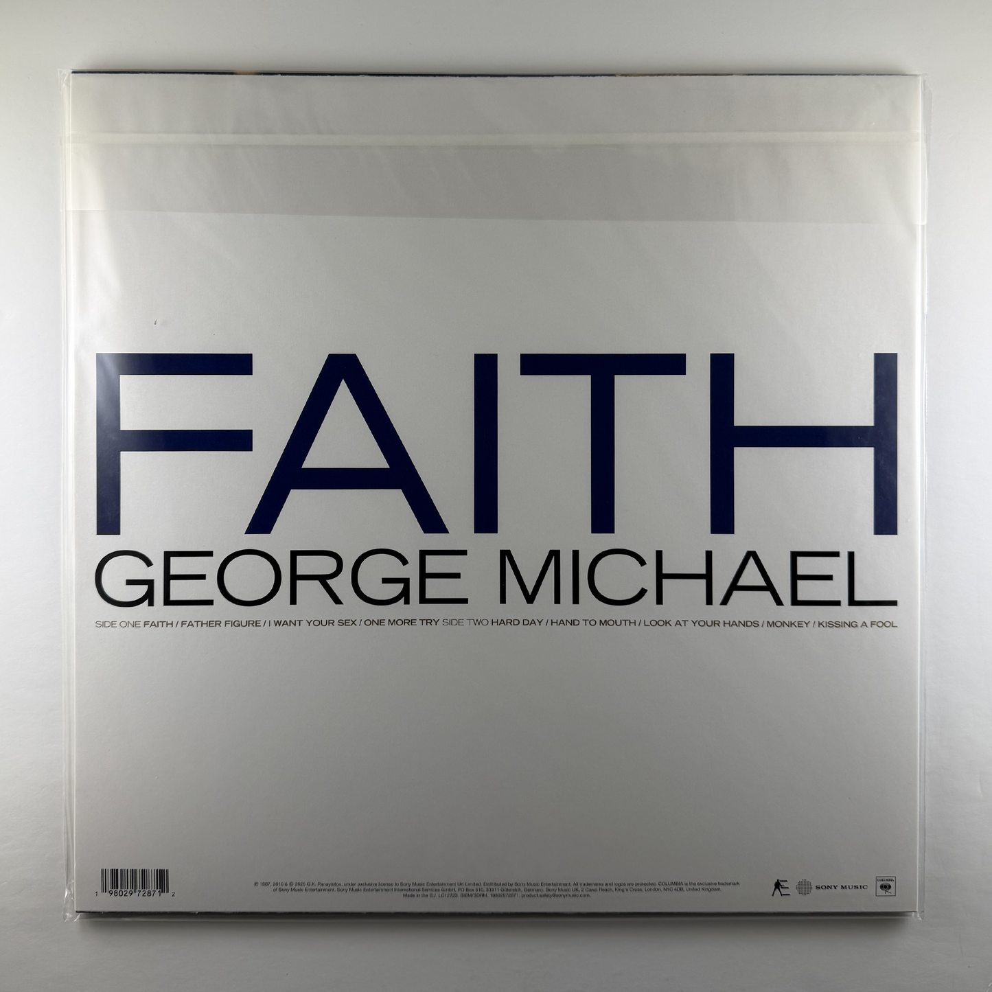 George Michael "Faith" LP
