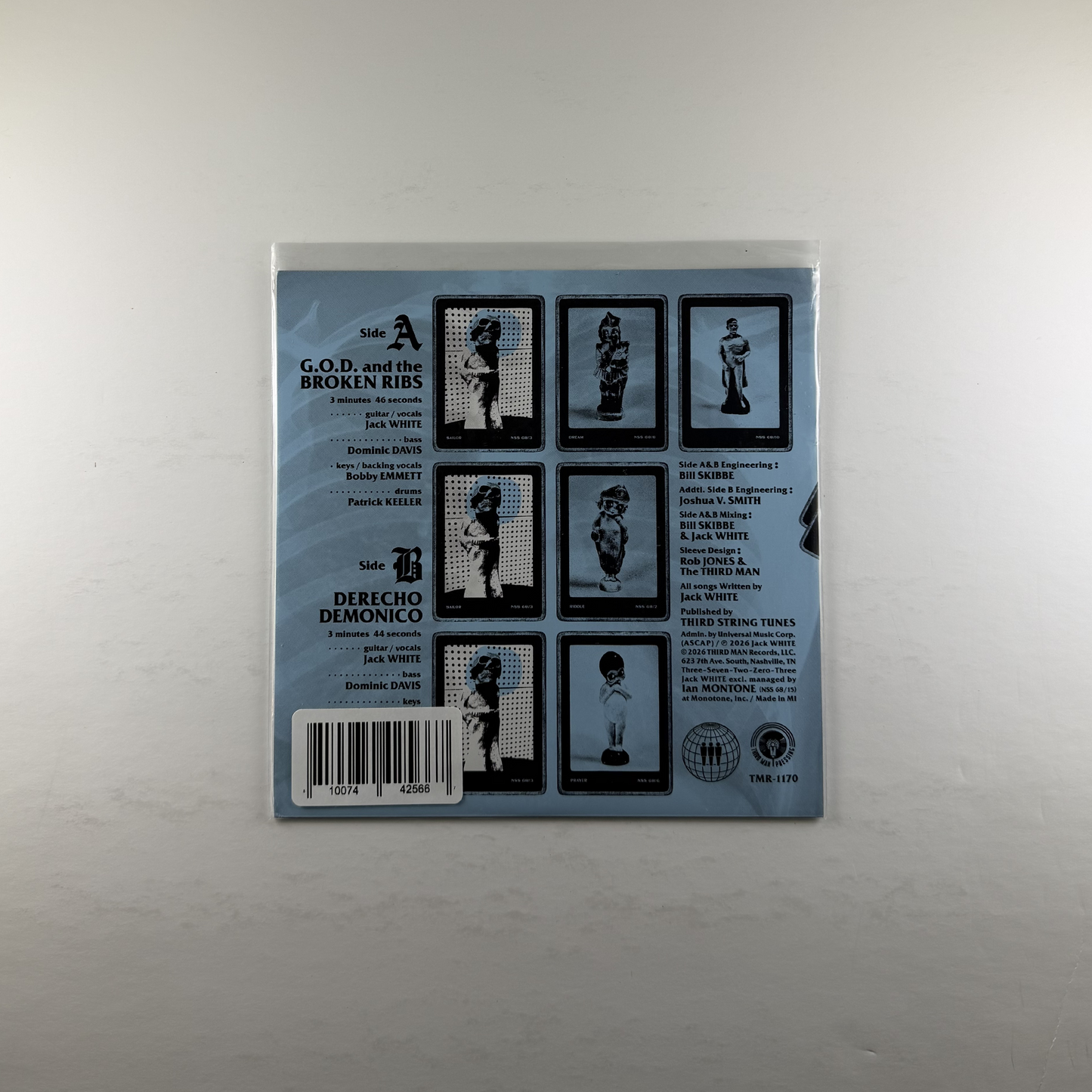 Jack White "G.O.D. & The Broken Ribs" [7"]