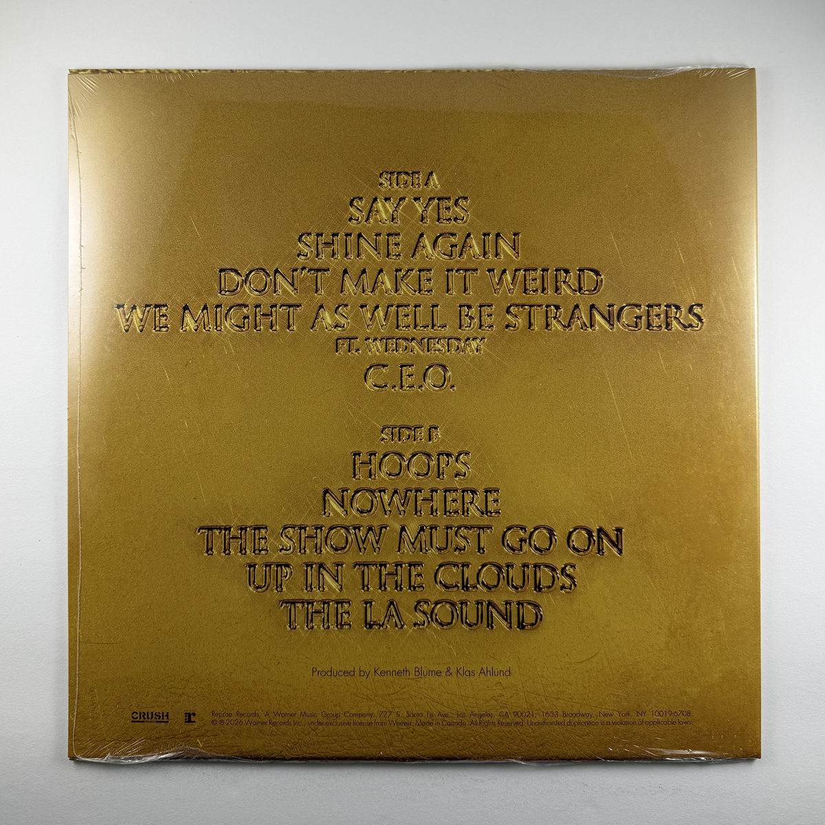Weezer "Weezer (Gold Album)" [Indie Exclusive] LP
