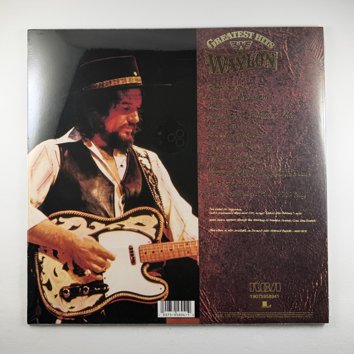 Waylon Jennings "Greatest Hits" LP