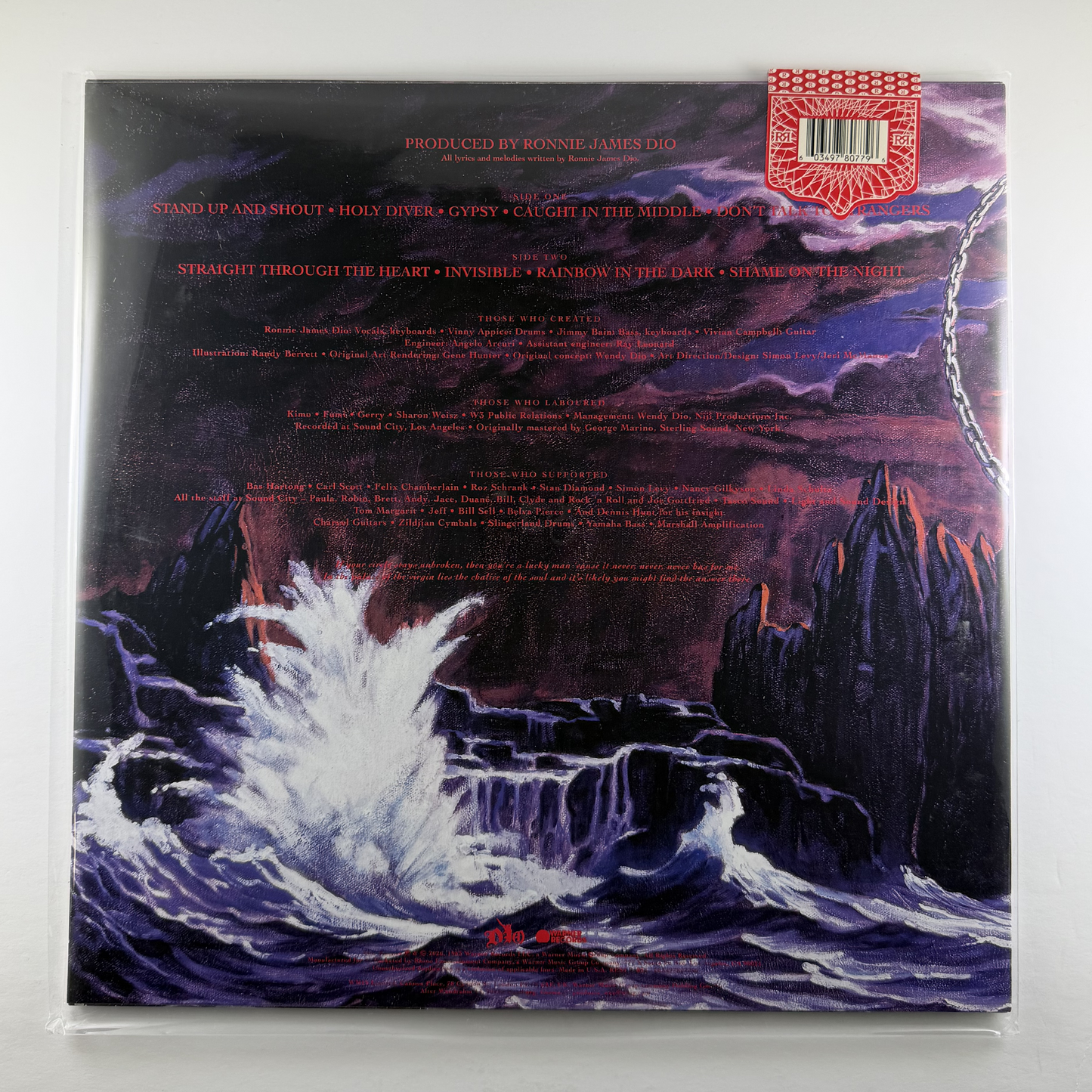 Dio "Holy Diver" LP