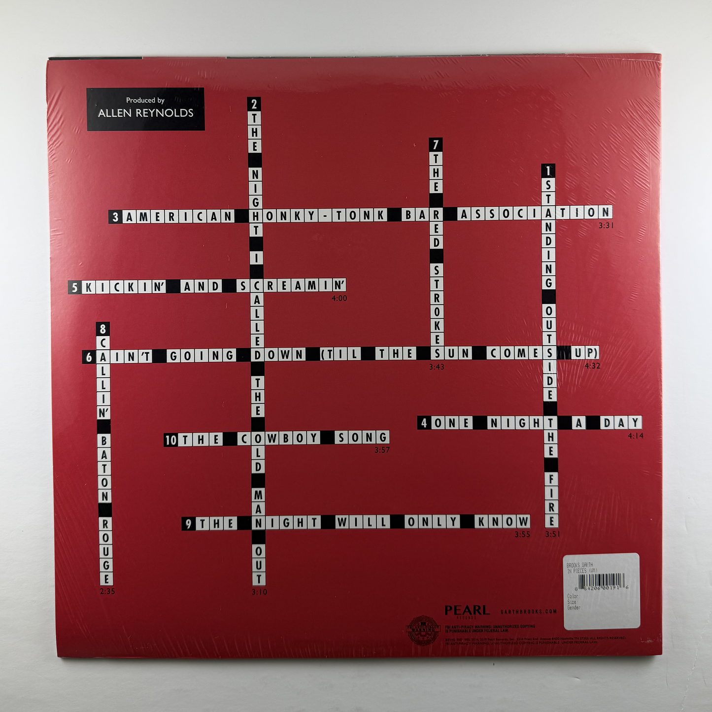 Garth Brooks "In Pieces" LP