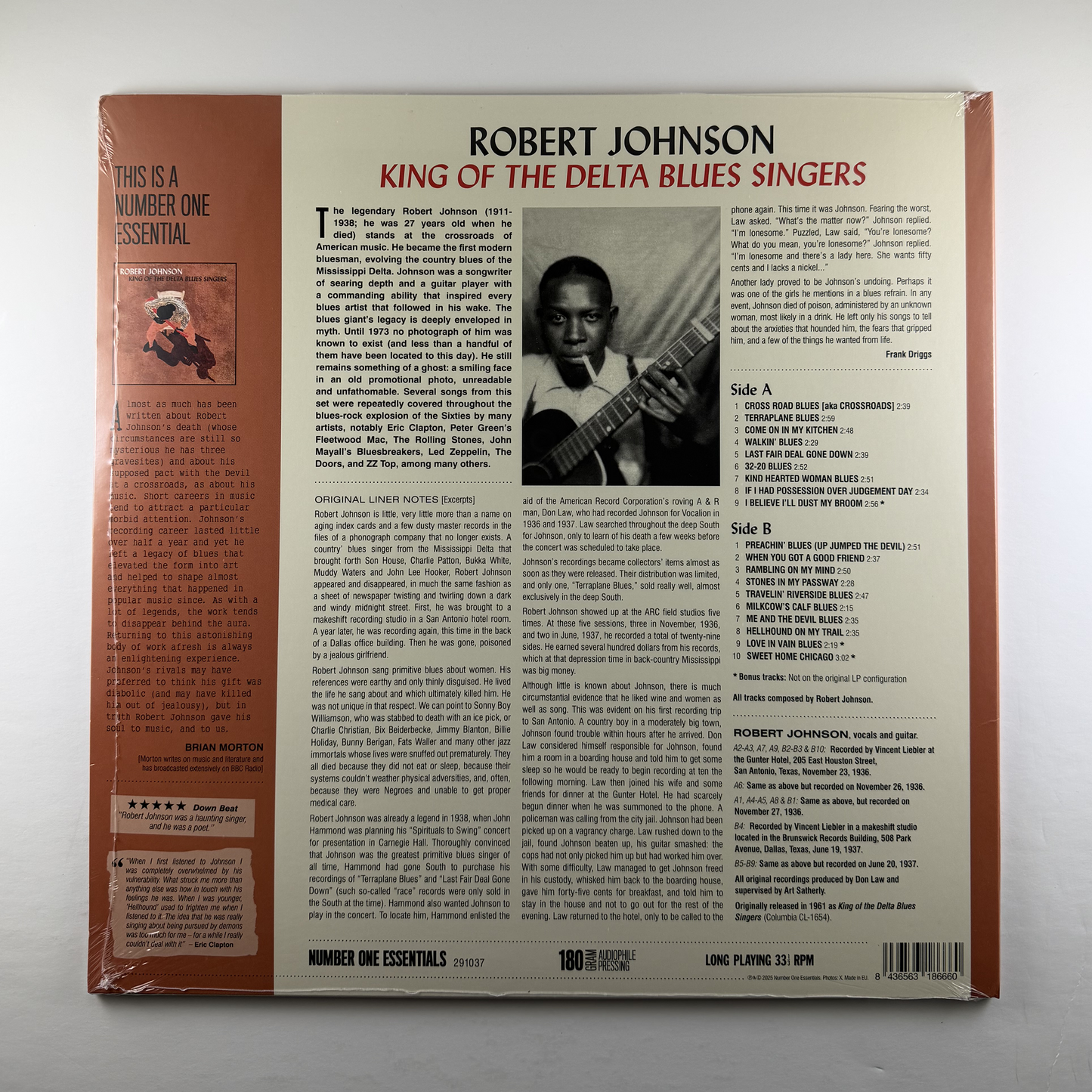 Robert Johnson "King Of The Delta Blues Singers" [Import] LP